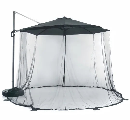 Large Outdoor Durable Polyester Zipper Mosquito Net with Lead Rope Protective Umbrella for Insect House Summer Use