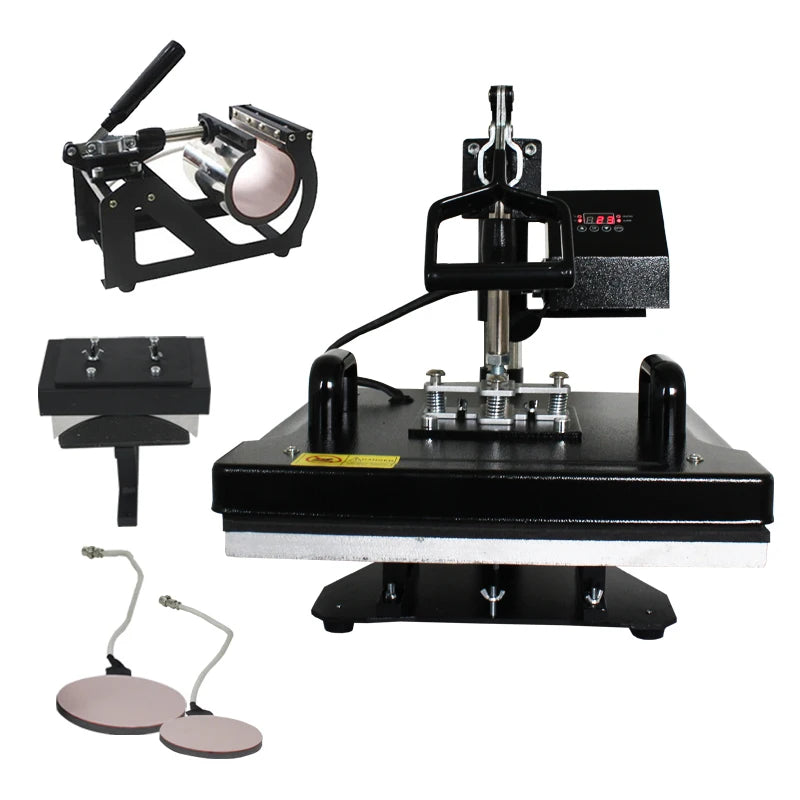 Best Price t Shirt Heat Transfer Printing Machine 5 in 1 Heat Press Machine Combo Heat Press HP5in1-3