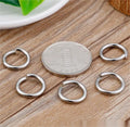 GP Stainless Steel Jump Rings Vacuum Plating for Jewelry Making Open Ring Connector Wire Split Snap Close Jewelry Findings