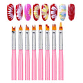 Nail Art Brushes Set Professional Drawing Pen Gradient Painting Brush UV Gel Flower Painting Tool Manicure Supplies