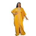 Bets African Dress Clothing Women Sexy 2023 New Arrivals Rhinestone Plus Size Dress Rayon Women 2023 New Arrivals