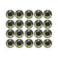 1000pcs Oval Waterproof Lure Eye Fly Tying Eyes 3mm-12mm Making Fishing Lure 3d Fish Eyes