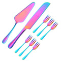 Stainless Steel Cake Baking Tools Cake Fork Knife and Server Set Pizza Shovel for Party