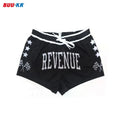 Buker Super September Womens Summer Casual Running Knitted Plain Sweat Shorts Mesh Jogger Blank Sweat Shorts Women