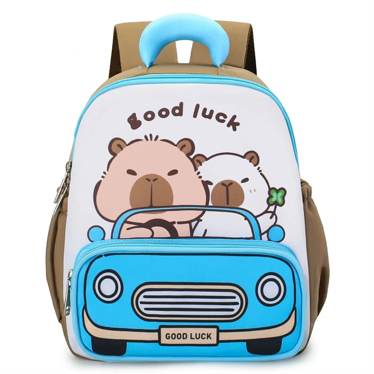 Custom Printed Nylon Bagpack for Kids and Toddlers Stylish Kindergarten Backpack