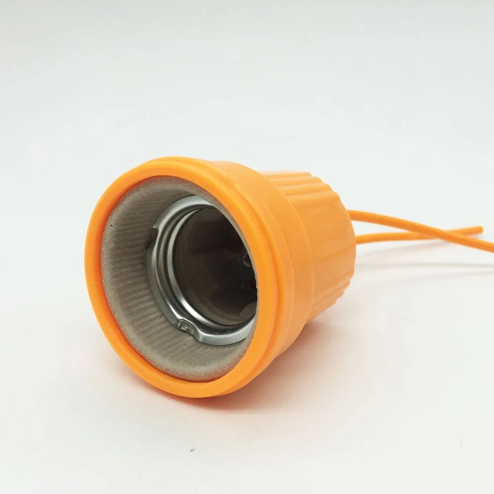 E26 / E27 LED Lamp Socket Extender Lamp Holder Adapter Plastic Standard Screw-in Socket Waterproof