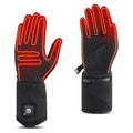 Rechargeable Electric Ski Gloves for Winter Waterproof Thermal Hand Warmer Heating Mittens Lycra Snowboarding Gant Chauffant