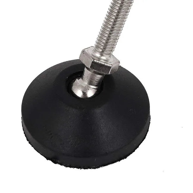 Professional Modern Plastic Nylon Adjustable Leveling Feet Non-slip Support for CNC Machine Tools New Black