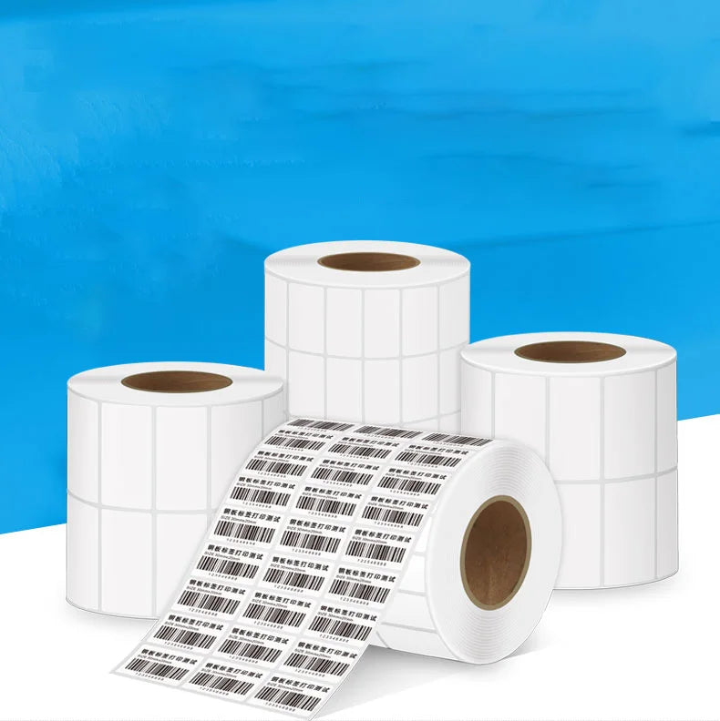 Manufacturer High Adhesive Power With Custom Size White Coated Art Papers Rolls Labels Adhesive Materials