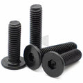 Professional Black 304 Stainless Steel M2 M2.5 M3 M4 M5 M6 M8 CM Hex Socket Ultra Thin Super Low Flat Head Allen Screw Bolt
