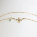 Creative Lucky Pure 925 Sterling Silver Double Layered Thin Chain Divine Lamp Charm Bracelets for Women Girls Jewelry
