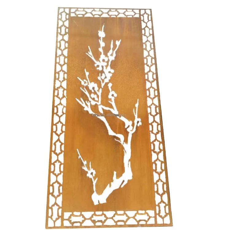 Outdoor Decorative Metal Panels Exterior Steel Laser Cut Screen