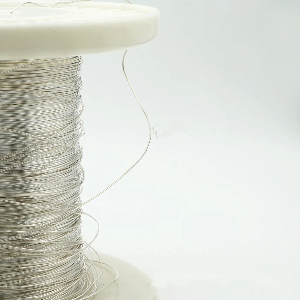 Factory Supply Solid Pure Silver Wire 0.6mm Width 925 Sterling Silver Wire Jewelry Making Supplies