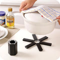 New Idea Folding Hot Pads Pan Trivet Mats Pot Holders Set of 3 Heat Resistant Trivets for Hot Pots and Pans