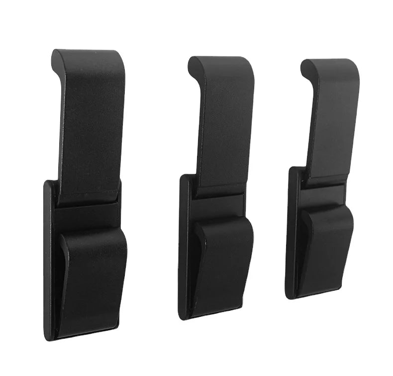 Waterproof Aluminum Alloy Foldable Double Clothes Hanger Wall Mounted Hook Furniture Accessories Functional Hardware