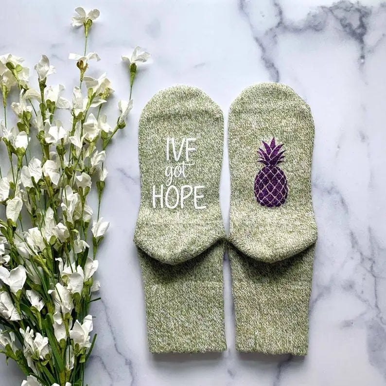 Creative Lucky Day Stick Baby Stick Lucky Transfer Socks IVF Transfer Day Socks