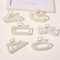 Sewingman B0346C Retro Style Manufacturer Plastic Pearl Hair Claws Clips for Women