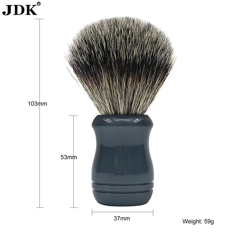 Customize Acrylic Handle Barber Shop Wholesale Shaving Brush Set Nylon Synthetic Hair Beard Brush Men's Facial Brush