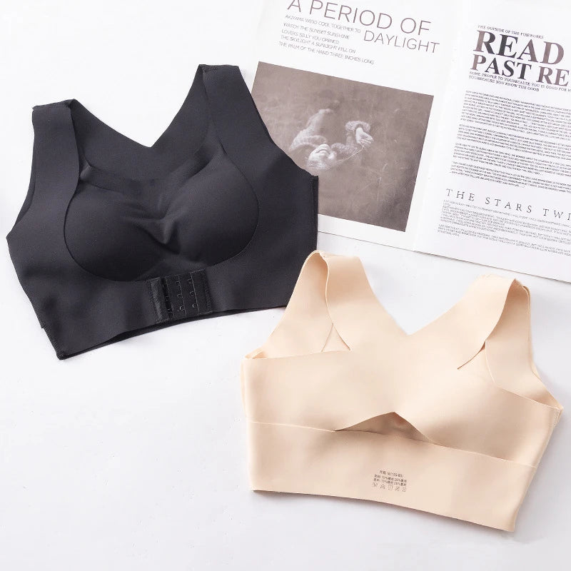 Front Closure Athletic Apparel Custom logo Sports Bra Yoga Top Womens Gym Clothing Fitness Yoga Bra