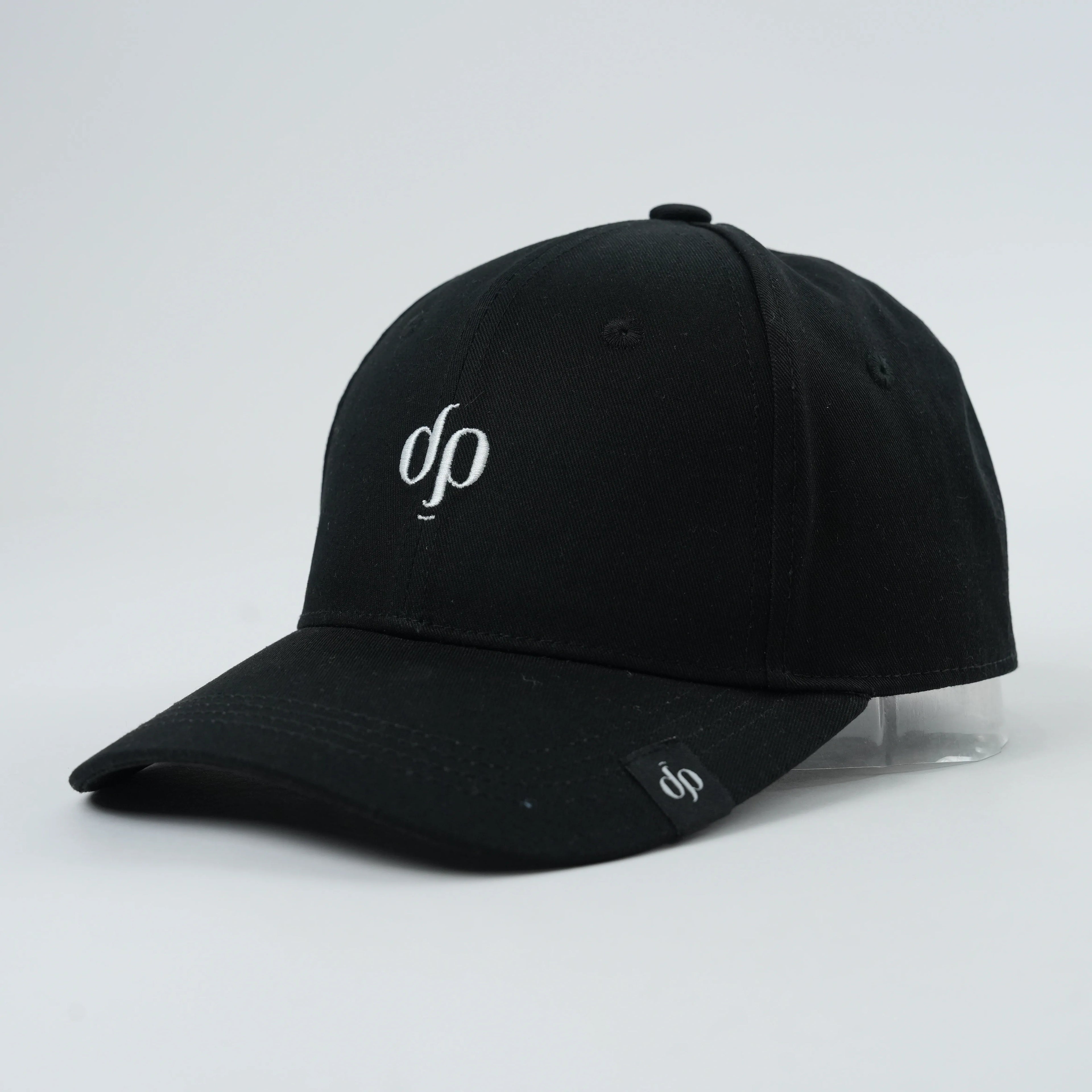 Custom Private Label Baseball Caps Structured 6 Panel Caps With Embroidered Logo Custom High Crown Big Head Hat Mens Caps