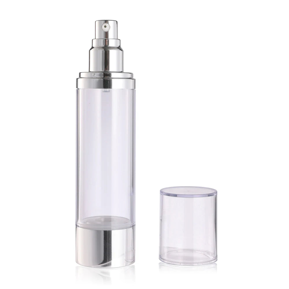 Wholesale Luxury Airless Pump Bottle with Screen Printing and Pump Sprayer Custom 20ml-120ml Plastic Lotion Bottle for Shampoo