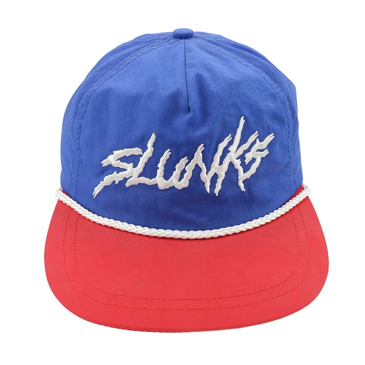 Wholesale Custom Logo Snapback Sport Hats Men Baseball  Rope Cap