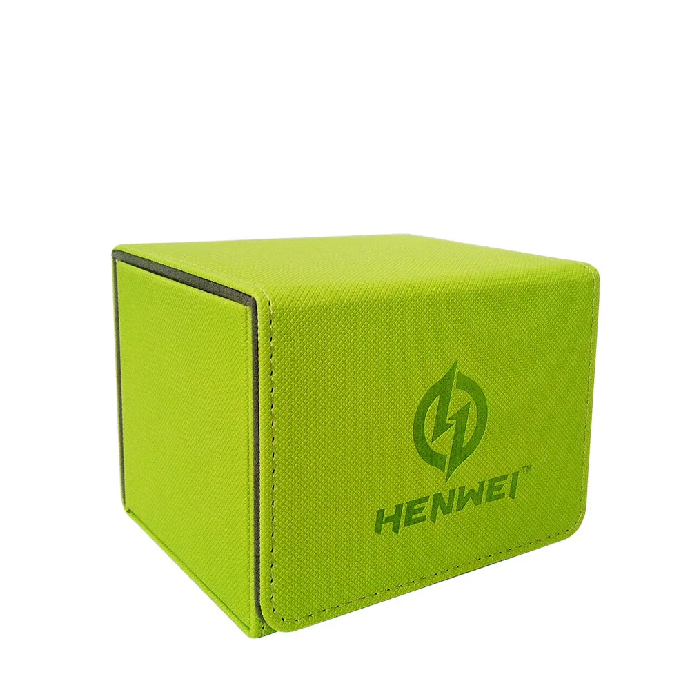 Customized HENWEI PU Leather Deck Box Case Board Game Card Protector