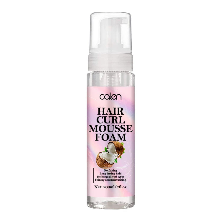 Luxfume Organic Private Label Curl Defining Mousse Strong Hold and Frizz Control for Curly Frizzy Hair and Dreadlocks