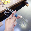 Best Quality Square Women Transparent Lens  Glasses Frames Optical Clear Myopia Fashion TR90 Eyewear Computer Glasses 2022