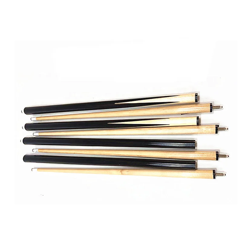 2-Piece 145cm Economical Birch Wood Pool Cue Stick White Billiard House Cue Sticks330g