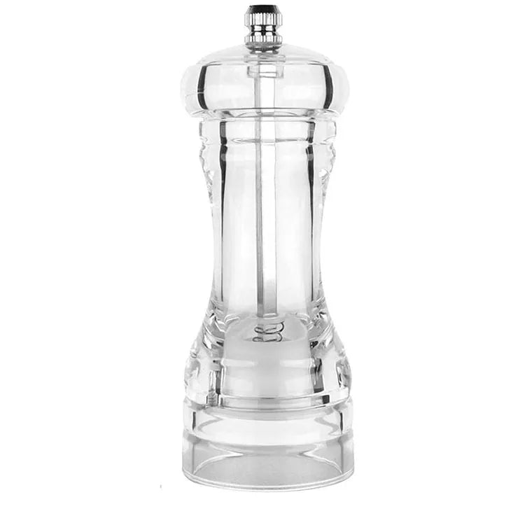 Hyri Manual Kitchen Tools Transparent Acrylic Salt and Pepper Mill Cumin Pepper Grinder Acrylic Salt and Pepper Mill Grinder