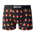 High Quality Breathable Comfortable Men's Mid-Waist Boxer Briefs Knitted Fabric Anti-Bacterial Eco-Friendly Printed Design