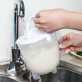 2022 New Grains Beans Food Cleaning Machine 14oz Quick Rice Washer Plastic Rice Washing Bowl
