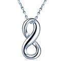Custom Jewelry Number 8 925 Sterling Silver Necklaces for Women