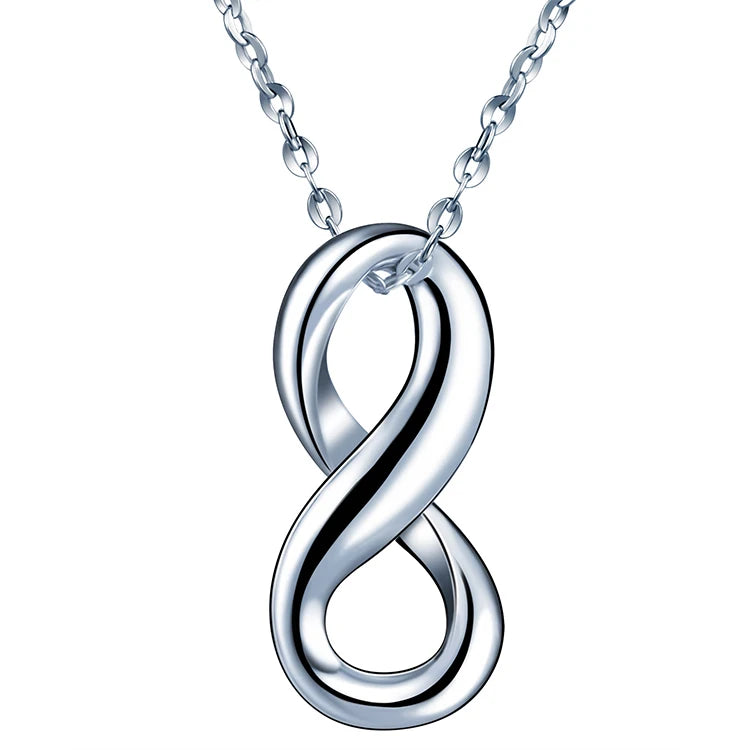 Custom Jewelry Number 8 925 Sterling Silver Necklaces for Women