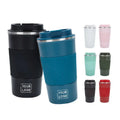 Travel Ceramic Coffee Mug Stainless Steel Double-Walled Vacuum Insulated Leakproof Lid Reusable Coffee Travel Mug