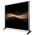 8*8 8*10 Heavy Duty Adjustable Portable Backdrop Step and Repeat Banner Stand Retractable Banner Large Format Banner Stand