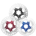 IIIPRO Bicycle 140 160 180 203mm Disc Brake Rotor Floating Thickening Anodized Quick Cooling Ultra-light Disc Rotor