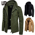OEM ODM New Winter Mens Warm Casual Windproof Outdoor Coat Plus Size 3XL Jackets