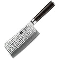 XINZUO Yangjiang High Quality Hammered 67 Layers Damascus Steel Pakka Wood Handle Kitchen Bone Chopping Knife Chopper