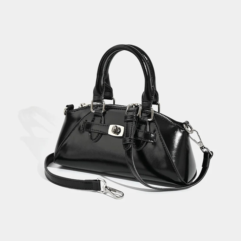 Custom Brand LOGO Fashion Lock Designer Handbag Mini Ladies Hand Bags Shoulder PU Leather 2025 Women Purse