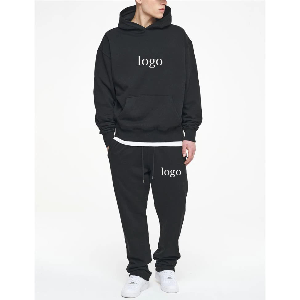 Yali Wholesale Custom Plain Vintage Jogging Suits 400 Gsm Tech Fleece Oversized Tracksuit Men OEM/ODM