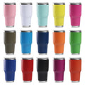 Reusable Bpa Free Blank Vacuum Insulated 20oz 30oz Coffee Mug Cups Double Wall Stainless Steel Tumbler With Lid and Straw