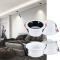 Dingdian LED Round Recessed Dimmable Spotlight 7w Decor Indoor Ceiling CCT Changeable LED Uniform Lighting LED SMD Downlight