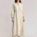 New Linen Maxi Ladies Designer Dress for Women Clothes Dresses Women Long Boho Beach Casual Custom Summer Dress