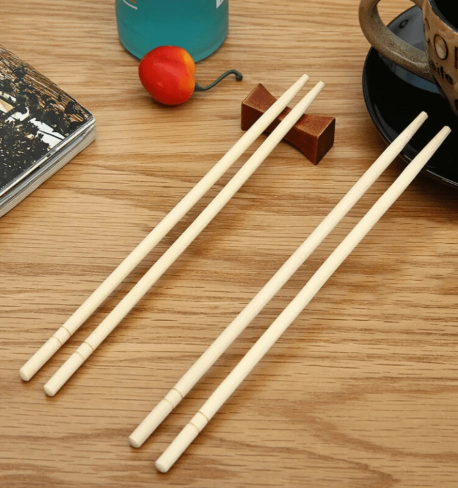 Factory Wholesale Custom Bulk 20cm Bamboo Chopsticks Modern Disposable Flatware Eco-Friendly Gianty Brand Sustainable Logo