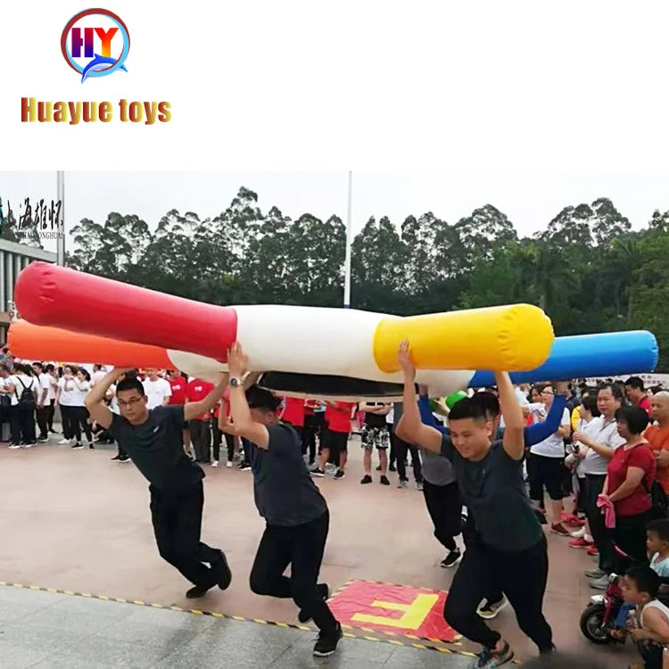 Wholesale Interactive Move Games Inflatable Rotary Gear Outdoor Team Building Inflatable Gear Toys