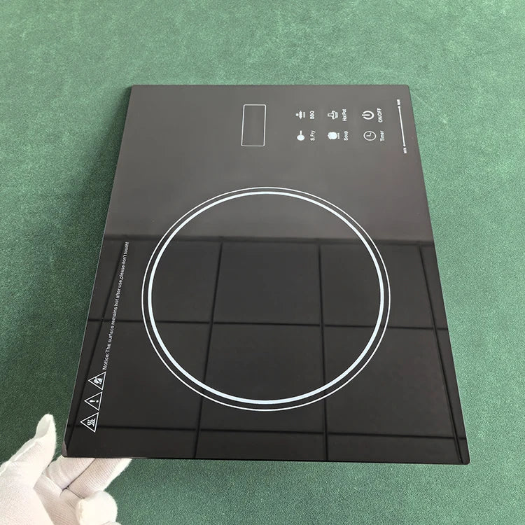 High Temperature Cooktop Ceramic Glass Sheet Thermal Shock Resistance Microcrystalline Glass Panel