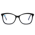 New Arrival Acetate Blue Light Computer Use Glasses Frame Metal Frames Print Diamond Face Shape Cat Eye Unisex Fashionable