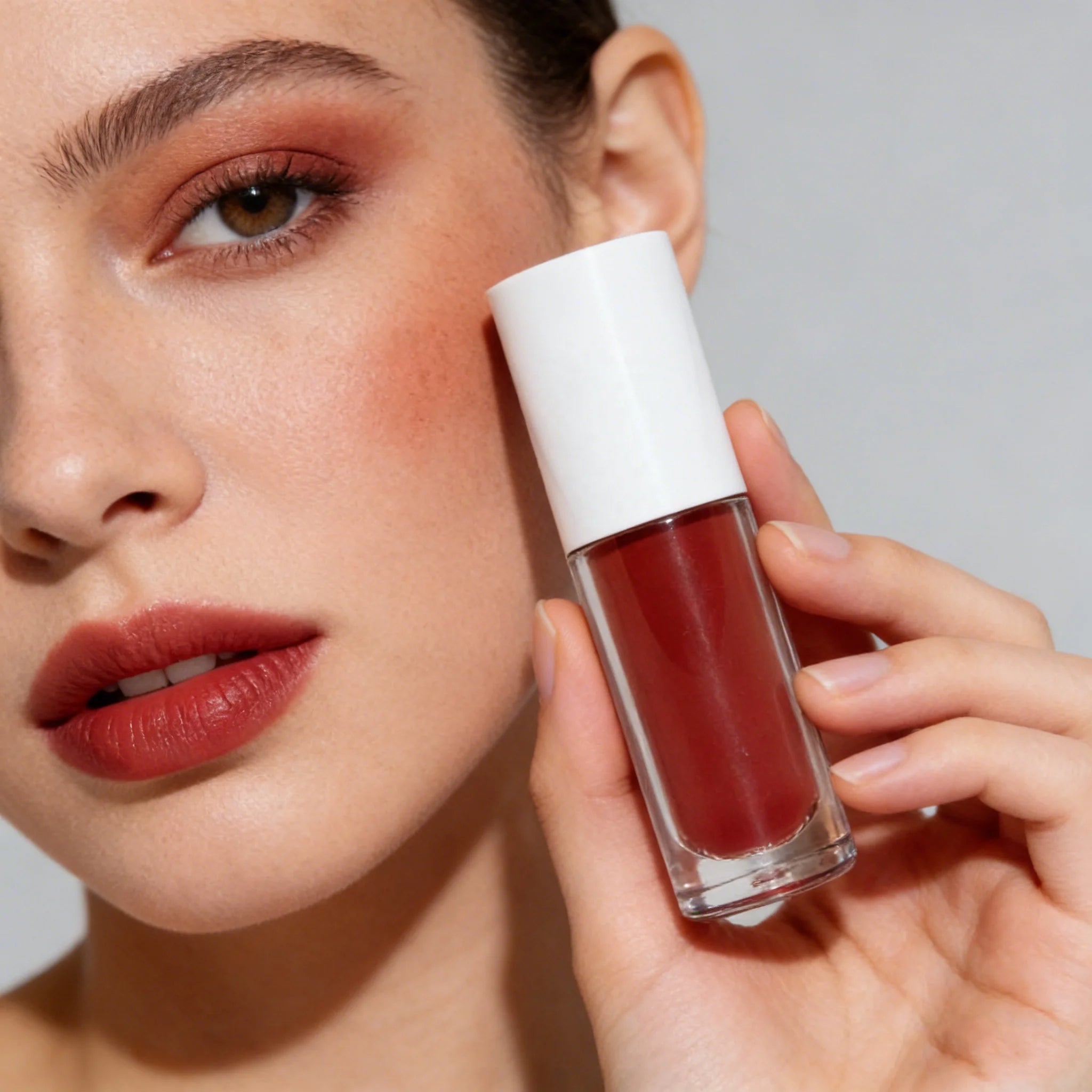 Best Selling Long-Lasting Waterproof Liquid Blush Cream Custom OEM Private Label Vegan Rose Lip Tint Cheeks Cosmetics OEM
